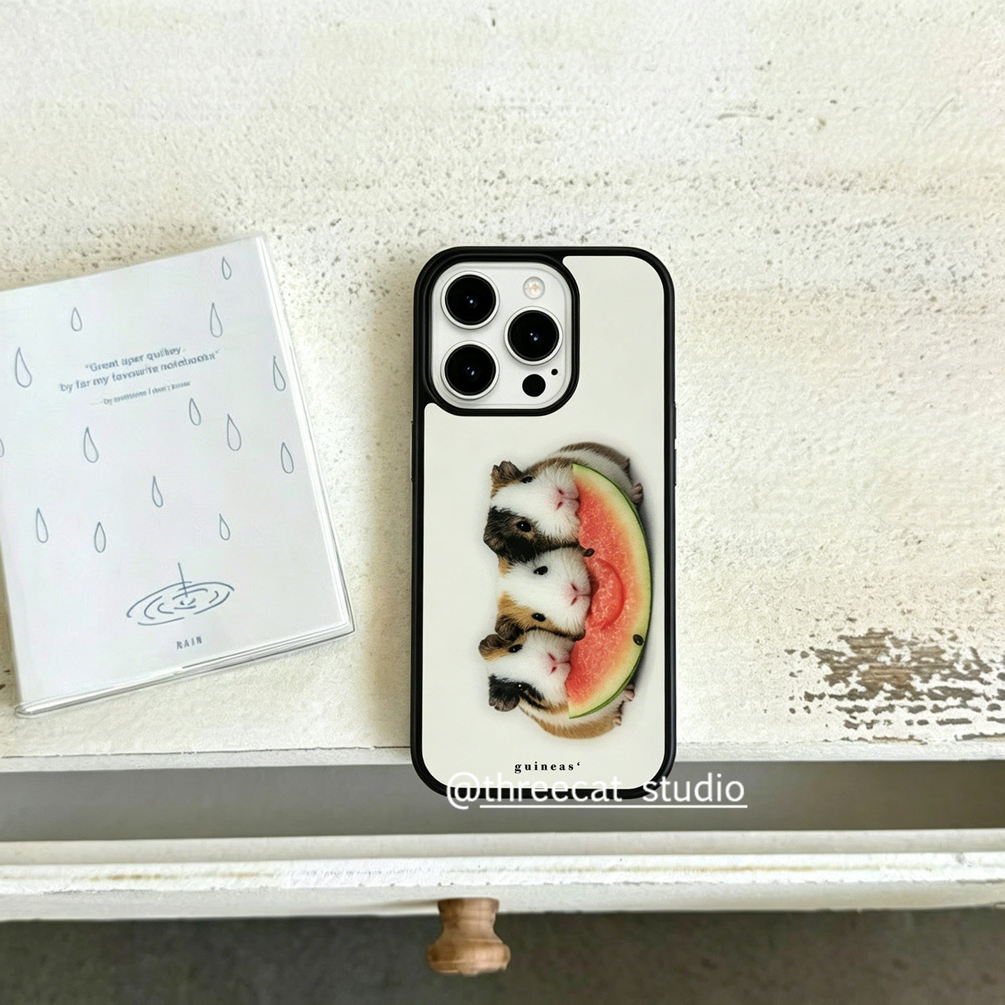 Phone Cases Durable - جراب هاتف كوري بتصميم خنزير غيني