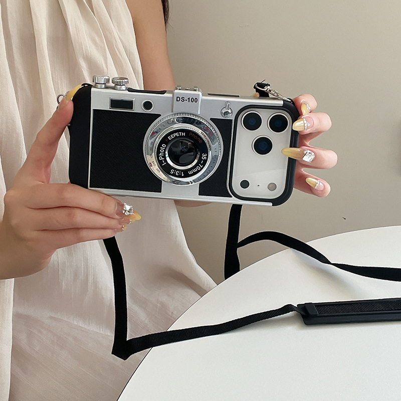 Phone Cases That Cover The Camera - إميلي في باريس خمر تصميم الكاميرا