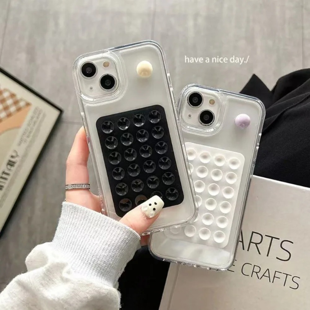 Phone Cases Casely - حامل هاتف سيليكون لاصق متعدد الوظائف،