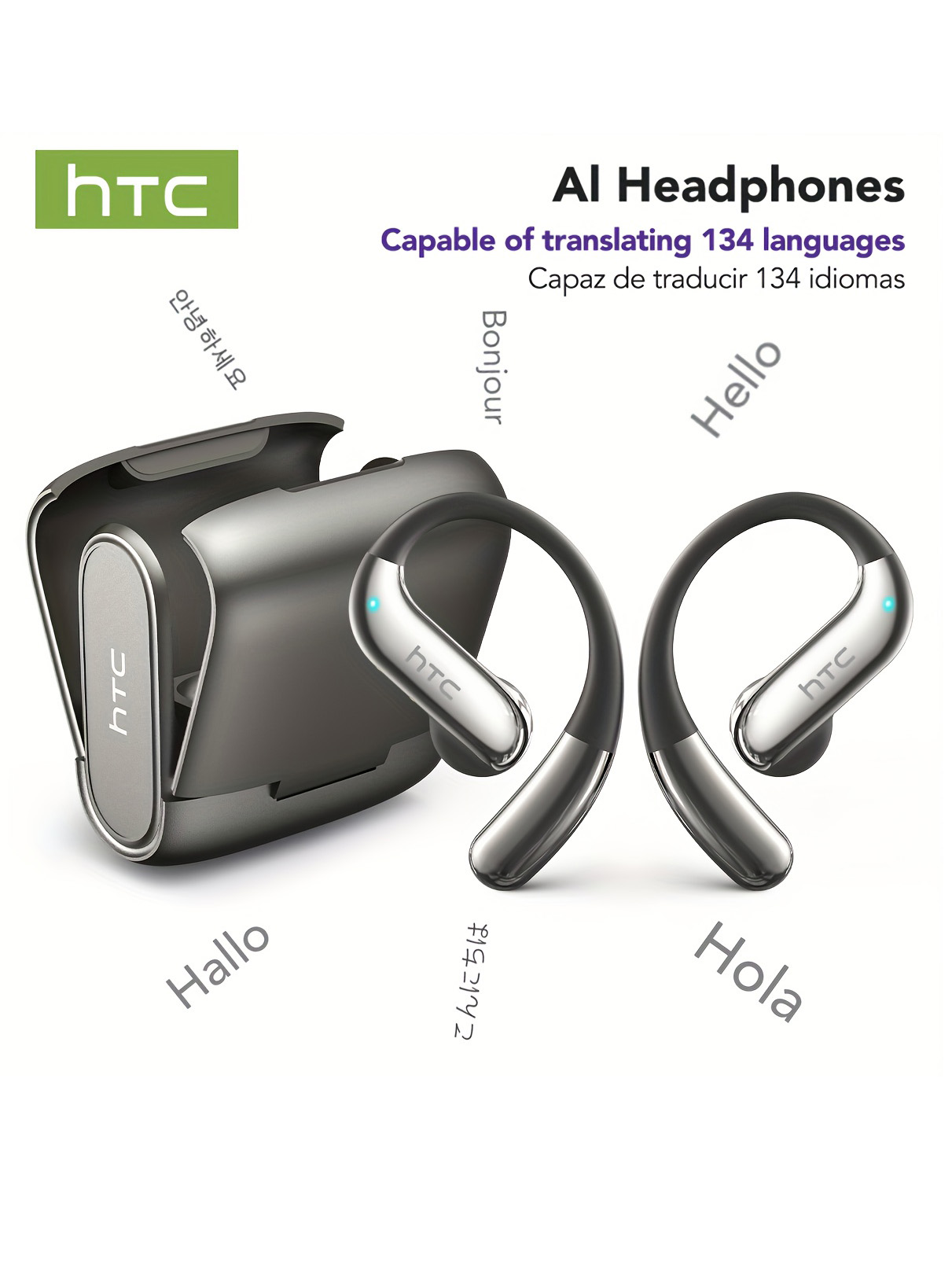 Phone Cases Casely - سماعات بلوتوث مفتوحة الأذن HTC 30