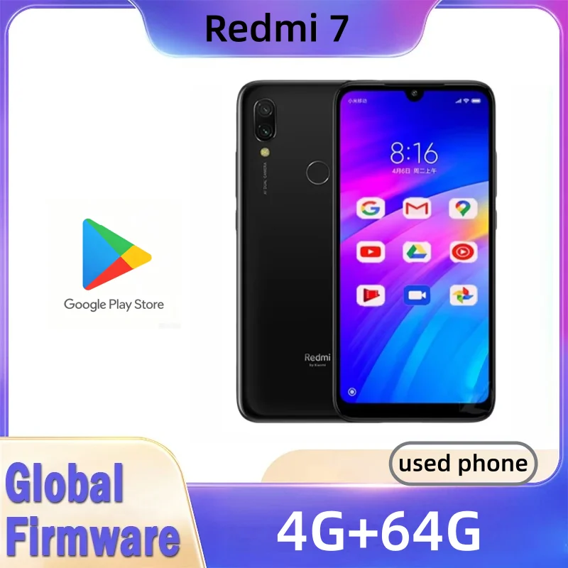 Phone Cases Casely - هاتف شاومي ريدمي 7 مع غطاء