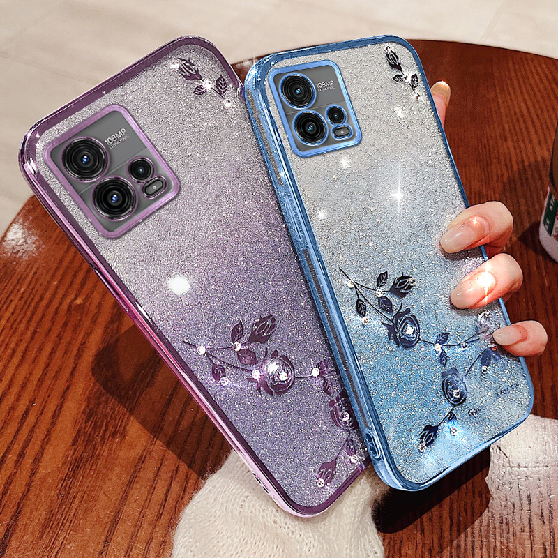 Phone Cases Motorola Edge 2025 - غطاء مطلي بنقوش زهرية لهواتف موتورولا