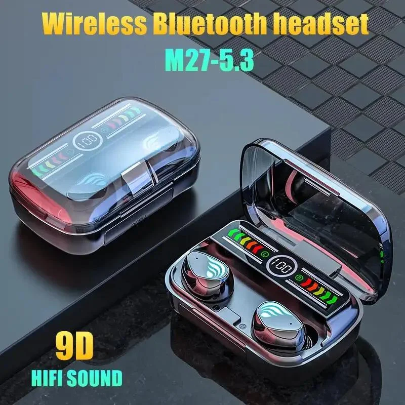 M27 TWS سماعات بلوتوث سماعات ل - مراجعة Phone Cases Pk وسعره