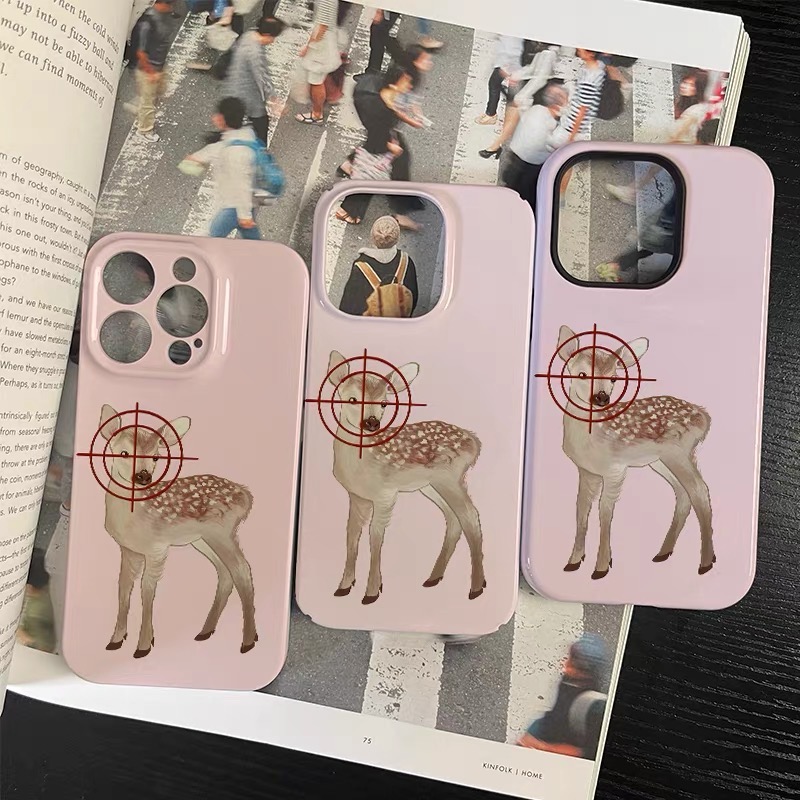 جراب هاتف بتصميم غزال وردي لام - مراجعة Phone Cases Target وسعره