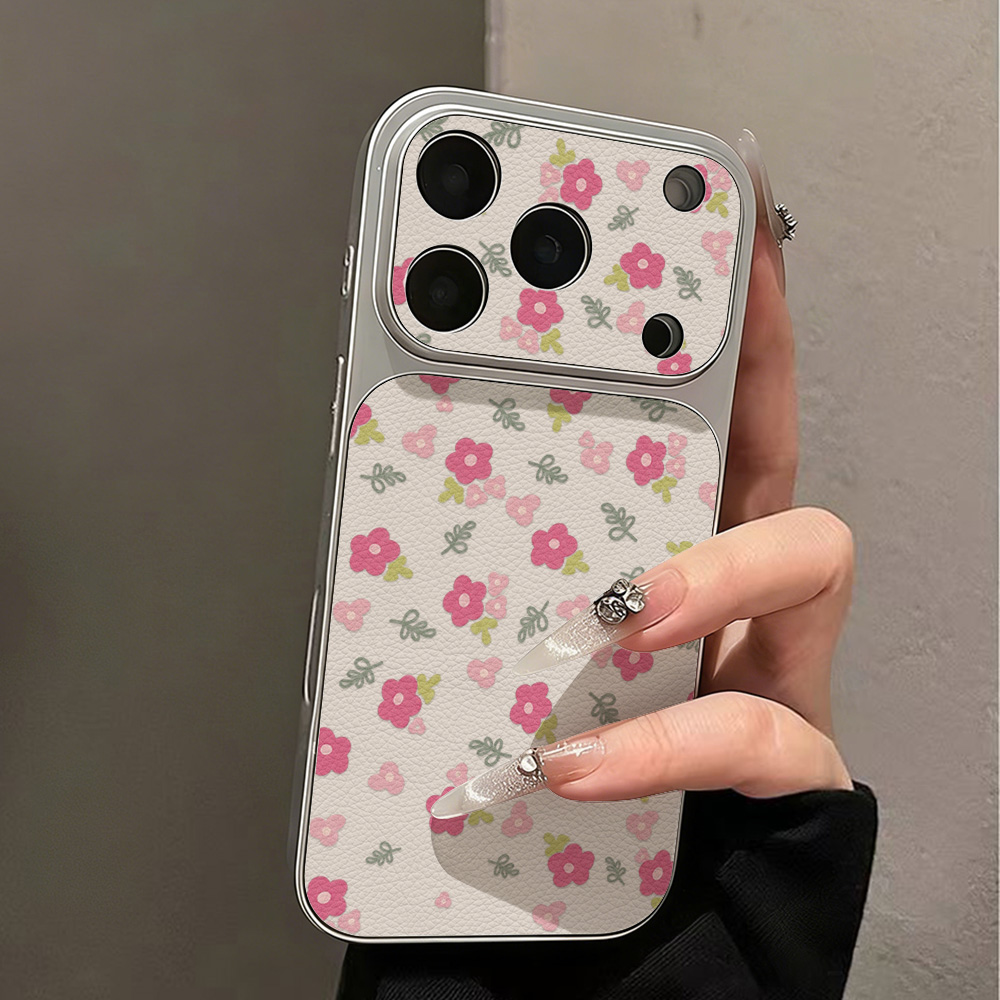 جراب هاتف فاخر بتصميم زهور INS - مراجعة Phone Cases That Cover The Camera وسعره