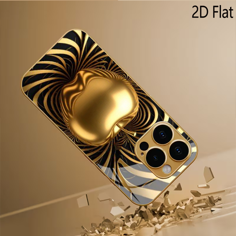 تصميم زجاج مقوى بنقشة التفاحة  - مراجعة Phone Cases That Cover The Camera وسعره