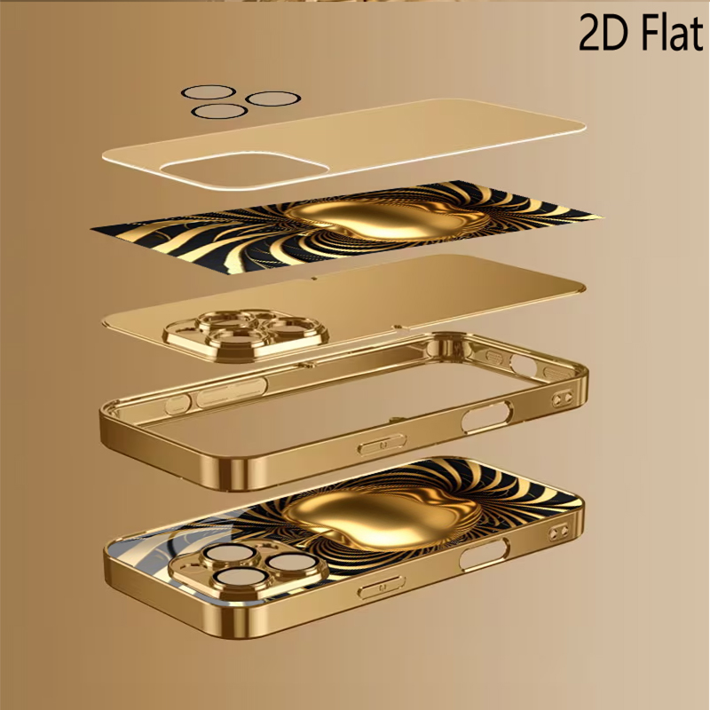 تصميم زجاج مقوى بنقشة التفاحة  - مراجعة Phone Cases That Cover The Camera وسعره