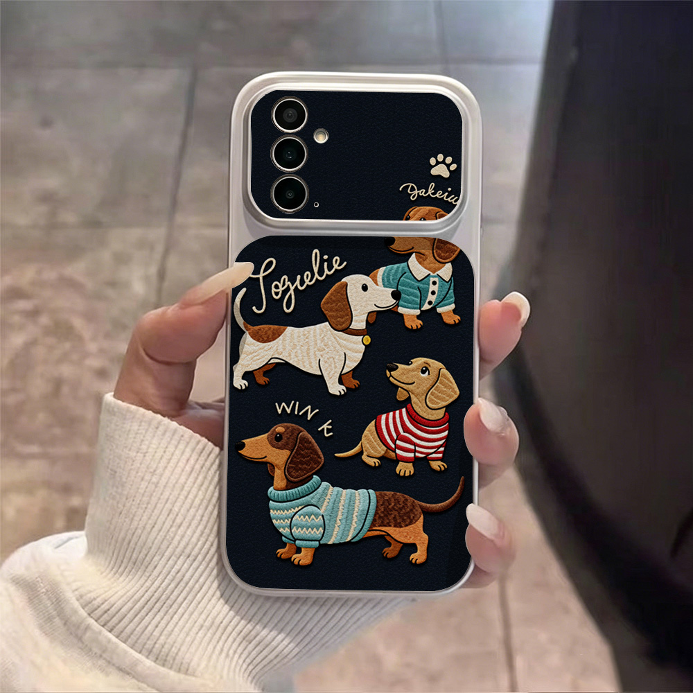 جراب هاتف جلدي بتصميم جرو كرتو - مراجعة Phone Cases That Cover The Camera وسعره