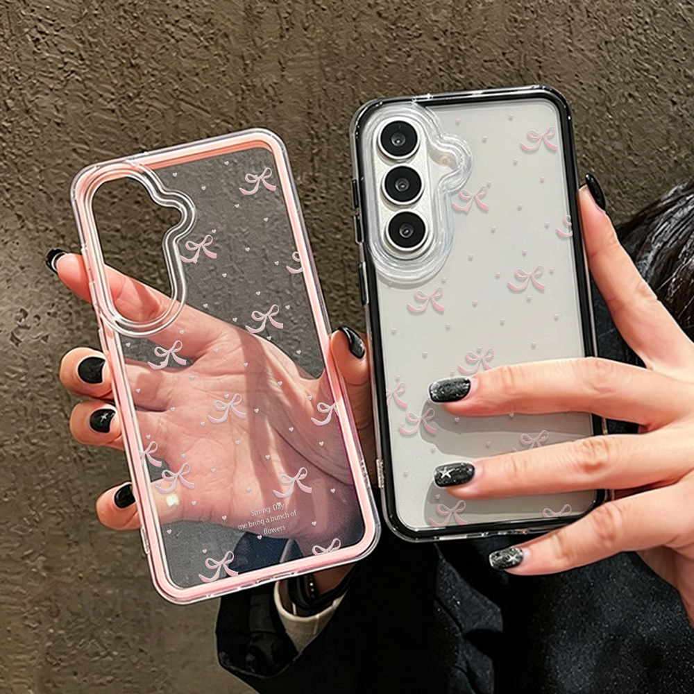 غطاء هاتف ناعم بتصميم فيونكة و - مراجعة Phone Cases That Cover The Camera وسعره