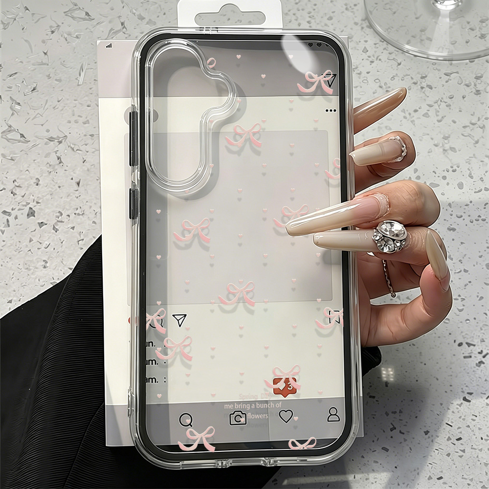 غطاء هاتف ناعم بتصميم فيونكة و - مراجعة Phone Cases That Cover The Camera وسعره