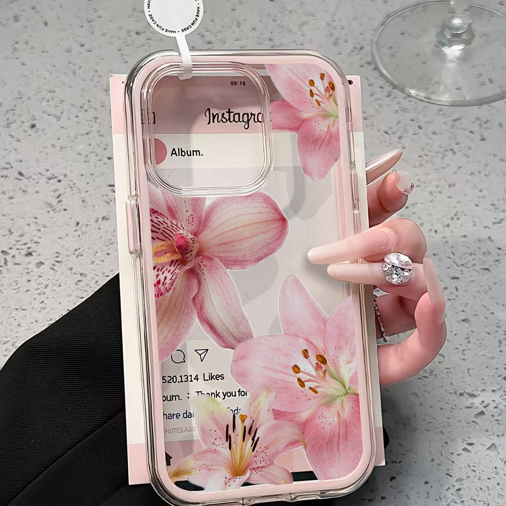 غطاء هاتف شفاف بتصميم زهرة الز - مراجعة Phone Cases Durable وسعره