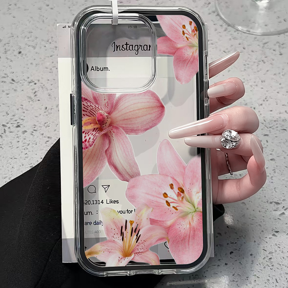 غطاء هاتف شفاف بتصميم زهرة الز - مراجعة Phone Cases Durable وسعره