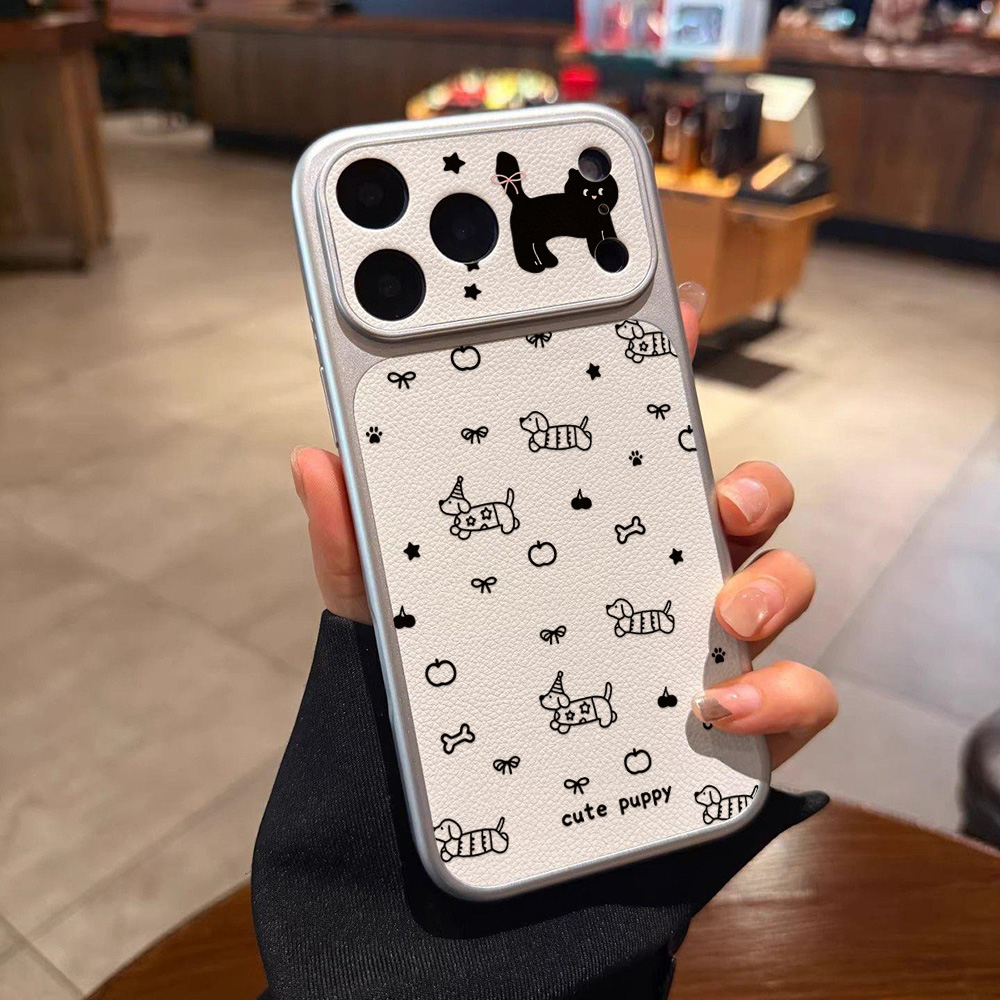 جراب هاتف جلدي بتصميم جرو لطيف - مراجعة Phone Cases That Cover The Camera وسعره