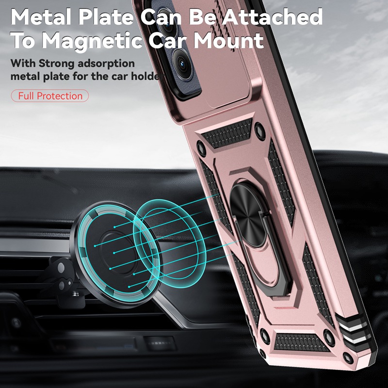 360 °   جراب حماية بحلقة وحامل - مراجعة Phone Cases Motorola Edge 2025 وسعره