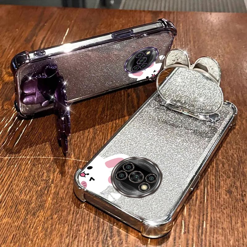 وسادة هوائية بريق مرآة أرنب حا - مراجعة Phone Cases Aviation وسعره